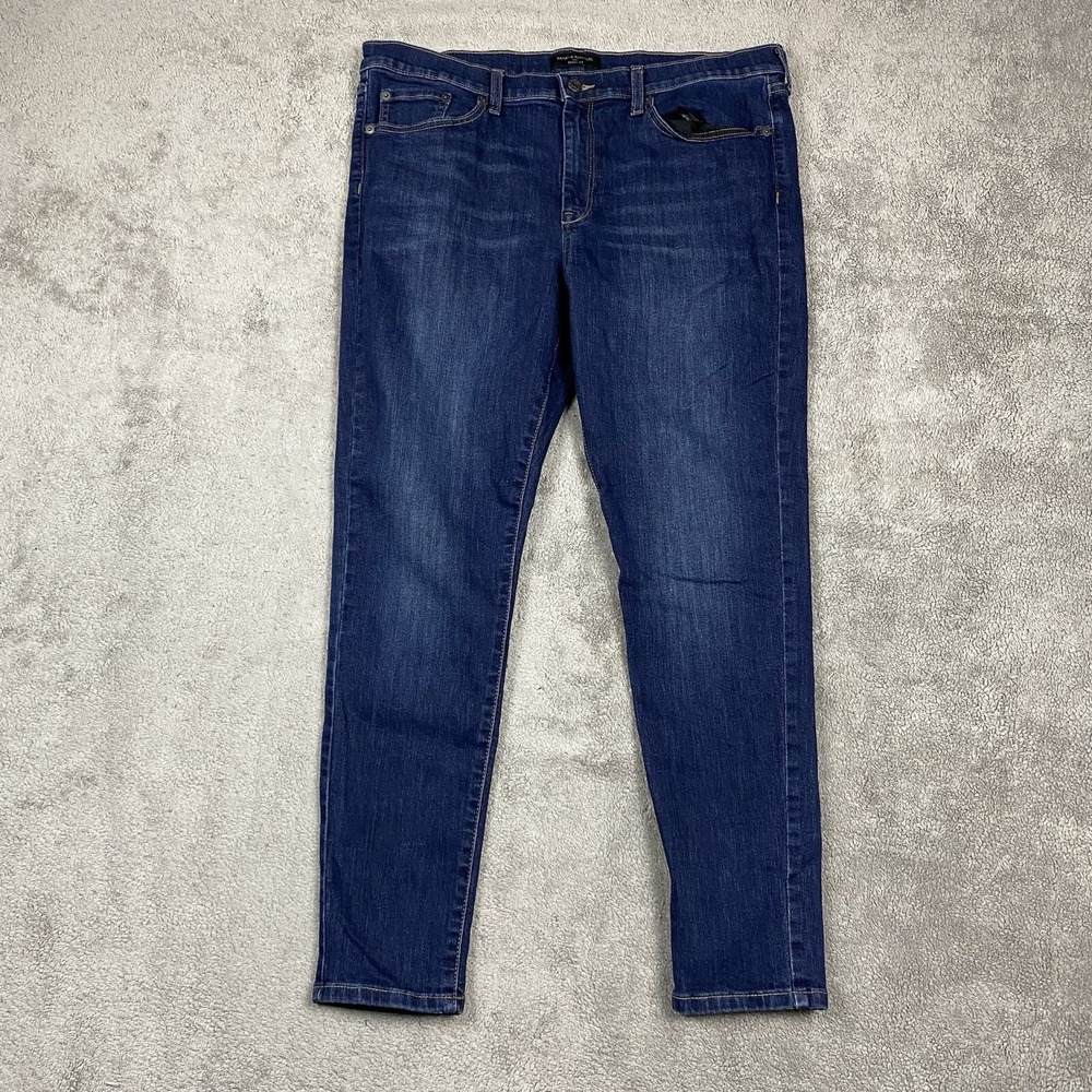 Banana Republic Jeans Womens Size 33/16 Blue Skinny Fit Denim